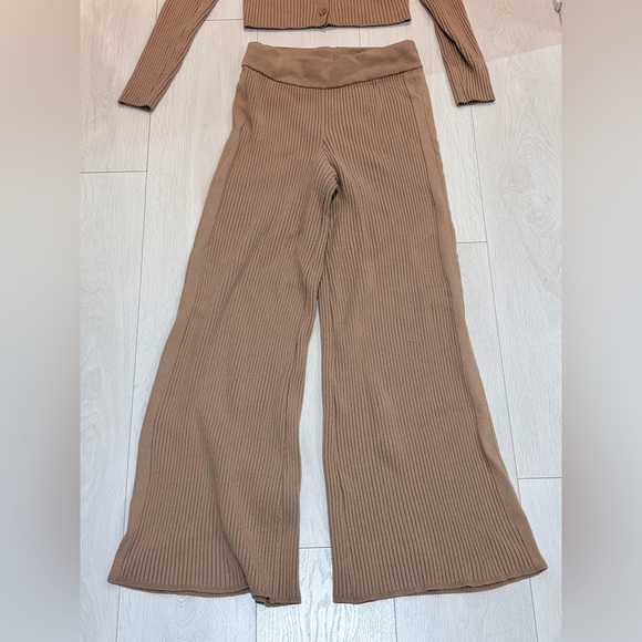 Aerie Brown Ribbed Knit sweater Set - Picture 3 of 9